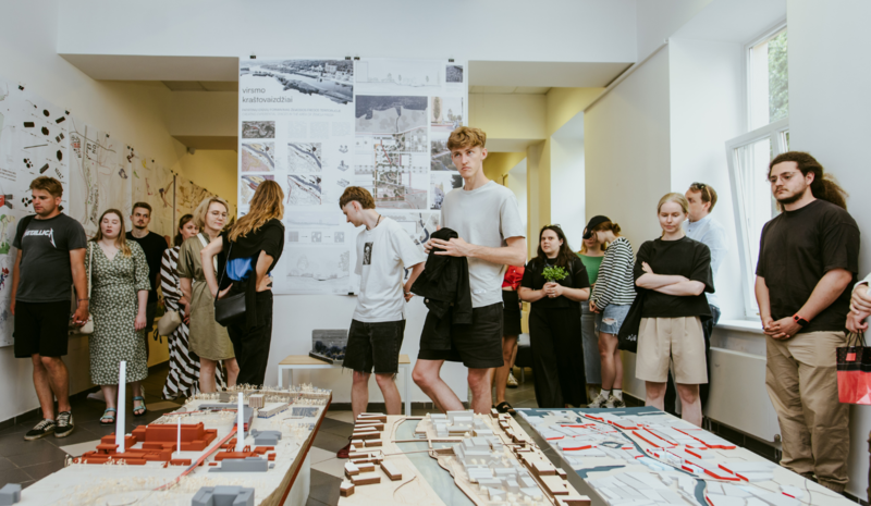Architektų dienos proga VILNIUS TECH studentai dalijasi idėjomis Vilniui